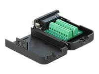 Delock - Vga-Adapter - 15 Pin D-Sub (Db-15) (Hunn) Til 16 Pin Terminal Block - Tommelskruer