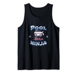 Pool Ninja Billiards Player Playing Billiard Ninja Tank Top