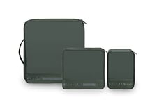 Samsonite Pack-Sized, Set of 3 Luggage Organizers, 14/22/30 cm, Forest Green, Green (Forest), S/M/L, Suitcase Organiser