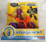 Fisher-Price Imaginext DC  Super Friends The Joker & Cycle ~Brand New