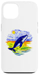 iPhone 13 Blue Whale Swimming Case