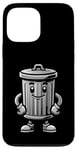 iPhone 13 Pro Max Garbage Trash Can Cartoon Character Design Case