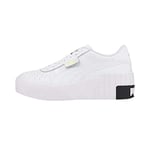 PUMA Femme Cali Wedge Wn's Sneaker, White Black Dark, 42 EU