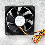 Cooler Fan for New Rutay 80mm x 25mm High Speed Fan 3 Pin Connector 27" Long Wires HD120825BH