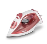 Steam Iron 1800W Non-Stick Soleplate Dry/Steam Iron Adjustable Temperature Red