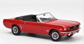 NOREV, FORD Mustang convertible 1966 red, 1/18, NOREV182810