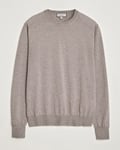 Canali Merino Wool Crew Neck Taupe