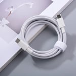 Câble de charge super rapide de type C vers USB C,ligne de données pour Huawei Matebook 13,14,15 Pro,E,X Pro Honor,MagicPle14,Xiaomi,3,3A - Type WHITE-1,8m