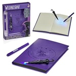 WOW! STUFF Wednesday Addams Secret Diary | Unlock Invisible Secrets using the UV Light included | Premium Nevermore Notebook and Pen Set | For Fans of Netflix Series | Official Licensed by MGM