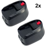 2 pièces)18V Batterie de rechange Bosch pour Bosch Power Tool psb pst psa pks pml psm Series pour batterie Bosch 2 607 336 039, 2 607 335 040 ; 2 607