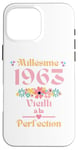 Coque pour iPhone 16 Pro Max 62 ans femme 1963 idée cadeau anniversaire Humour drôle