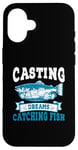 Coque pour iPhone 16 Casting Dreams Attraper des poissons