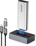 Station d'accueil M.2 pour SSD NVMe SATA avec Boîtier à Dissipateur Thermique en Aluminium, Adaptateur 10Gbps M2 SSD vers USB avec Câble USB C à C/A de 3,3FT, Jusqu'à 8 to, sans Outil -IT18