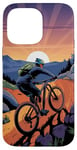 iPhone 14 Pro Max For Downhill Biking - Retro Mountain Bike Design Case