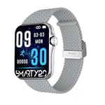 Montre connectée NEW STANDING SMARTY 2.0 Tissu Gris