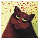 Love Bugs Vicky Mount Cat Valentine's Day Anniversary Card Greetings Cards Blank