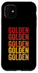 Coque pour iPhone 11 Définition dorée, doré