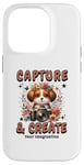 iPhone 14 Pro Cute Camera Dog Photographer Photo Capture & Create Puppy Case