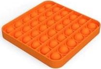 Magic Pop Game Sensory Toy Pop It Push Bubble Square Orange Standard