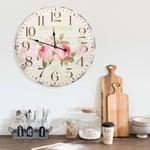 Vidaxl - Horloge murale vintage Fleur 60 cm
