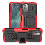 Nokia G21 Heavy Duty Case Red