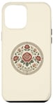 Coque pour iPhone 12 Pro Max Rose florale botanique, style bohème minimaliste, roses d'amour