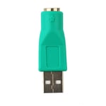 Nouveau USB Male To pour PS2 Female Adapter Converter pour ordinateur portable