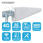 Finnsat fs5000 5g/4g/3g/gsm suunta-antenni