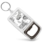 Bottle Opener Keyring BW - Lemon & Lime Drink Lemonade  #43885