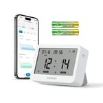 Thermomètre Hygromètre Bluetooth, ITH-21-B Moniteur de Température et d'Humidité avec Contrôle APP, Exportation de Données pour Maison,Bureau,Cave à vin,Mini Serre