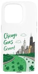 Coque pour iPhone 15 Pro Chicago's St. Paddy's Day Chicago - Shamrock Chicago River