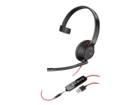 Poly Blackwire C5210 USB-A - 5200 Series - headset - på örat - kabelansluten - USB, 3,5 mm kontakt