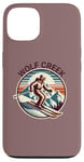 iPhone 13 Retro Vintage Wolf Creek Colorado Ski Resort Winter Skiing Case