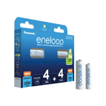 Panasonic Eneloop Mix 4xAA 2000mAh + 4xAAA 800mAh RechargeableBatteries Box 8