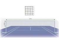 Tremblay Badminton Net Tremblay Fbd103 6,1 X0,75M