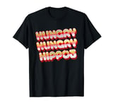 Hungry Hungry Hippos Vintage Bubble Letter Logo T-Shirt