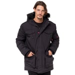 Parka Geographical Norway  Parka Coquin - capuche avec bord façon fourrure