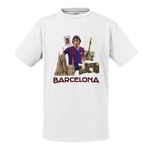 T-Shirt Enfant Barcelona Collage Ville Carte Postale Fc Barcelone