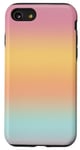 Coque pour iPhone SE (2020) / 7 / 8 Joli dégradé de couleur rose, abricot, orange et turquoise