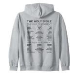 The Books of The Bible Old and New Testament Complete List Zip Hoodie