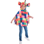 Child Elmer the Elephant Cape Costume - 2 - 6 Years