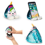 Gifts for Readers & Writers Plusheez Mobile Phone Holder | 2in1 Phone Stand with Micro Fibre Wipe | Screen Cleaner | Phone Stand for Kids Children Adults | eReader/Kindle/Smartphone/Tablet Compatible