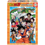 Educa - Exclusive Series Dragon Ball Z. Puzzle 1000 pièces. Comprend Fix Puzzle Tail pour l'accrocher Une Fois l'assemblage terminé. À partir de 14 Ans (18496)