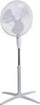 16" Inch, Lightweight, Pedestal Fan, 3 Speeds, Wide-Angled Oscillation, Powerful