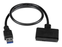 Microconnect - Kontrollerkort - 2.5" - Sata 6Gb/S - Usb 3.0 - Svart