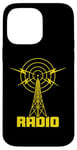 Coque pour iPhone 14 Pro Max Antenne ondes radio - Ham Radio et ondes courtes