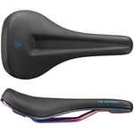 SDG 812367017849 Selle Bel-Air 3,0 Max Lux/Alu-Noir/Oil-Slick Adulte Unisexe, Nera/Lubrificata, Taille Unique