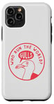 Coque pour iPhone 11 Pro Jeu de mots amusant en forme de mouette : « Who Run The World? Gulls! »