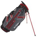 Ben Sayers Hydra Pro Waterproof Stand Bag with 14 Way Divider Top Grey/Red