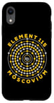 Coque pour iPhone XR Element 115 Atomic Number Ununpentium Anti Gravity Moscovium